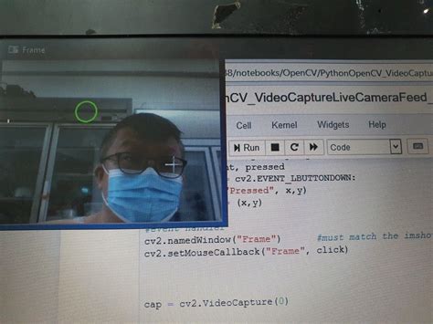 Mouse Click OpenCV Python 的图像结果