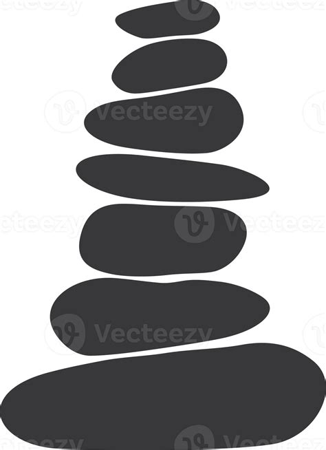 Zen Stones Silhouette 12637143 PNG