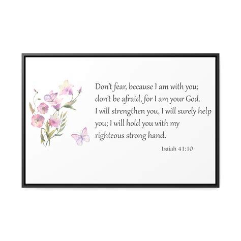 Scripture Sign, Bible Verse Sign, Don't Be Afraid, Isaiah 41:10 ...