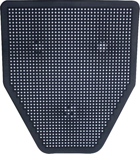 Amazon.com: Rochester Midland Sanitary Urinal Floor Mats, Black, Pack ...