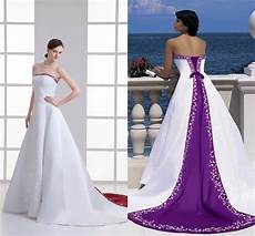 Wedding Dress White Violet by Amazing White And Purple Wedding Dresses Ladystyle Wedding Dress White Violet