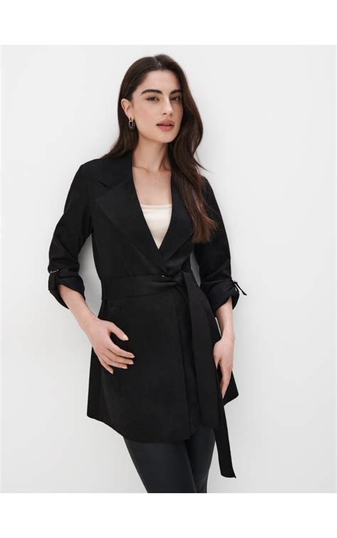 Pardesiu cu cordon culoare Negru - MOHITO - 109AB-99X