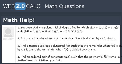 View question - Math Help!