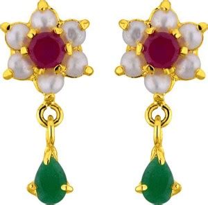 Sri Jagdamba Pearls Earrings - Buy Sri Jagdamba Pearls Earrings Online ...