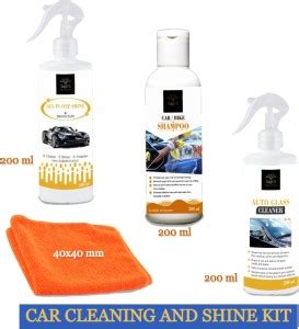 SAPI'S Car Shine & Cleaning Kit (pack of 4) ™ Car Cleaning & Shine Kit ...