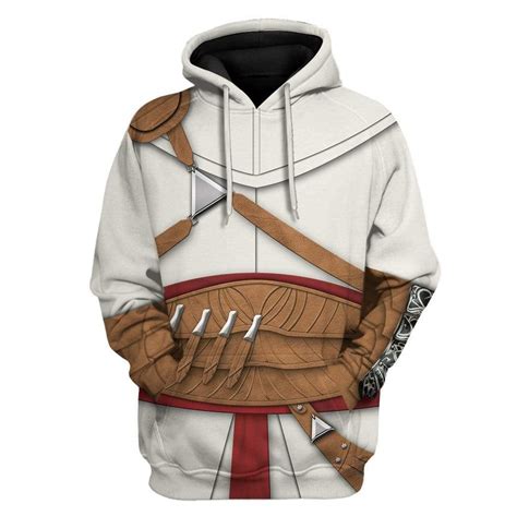 Cosplay Altair Ibn-LaAhad Assassin's Creed Costume Hoodie Sweatshirt T ...