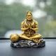 Shoppers Duniya Antique Gold Lord Hanuman Idol with Gada | Divine ...