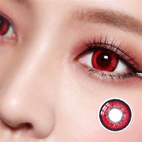 Image result for Red Color Contact Lenses