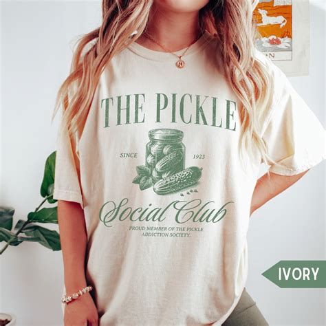 Comfort Colors Pickle T-shirt, Pickle Lover Shirt, Funny Pickle Gift ...