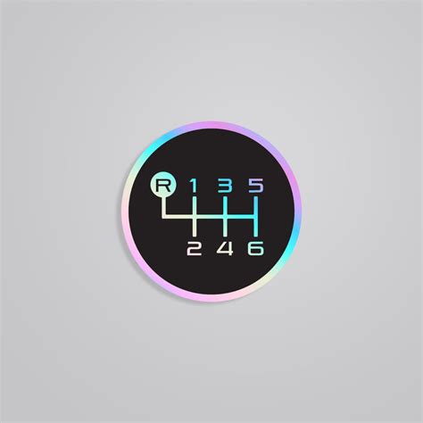 Rev Up Your Ride with Our Exclusive Car Shift Gear Holographic Sticker ...