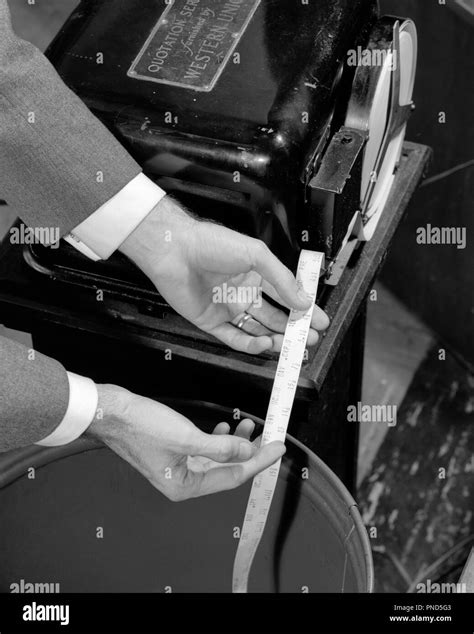 Stock Ticker Tape Machine