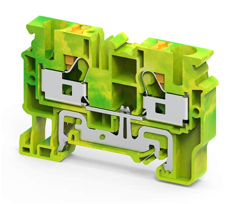 CPG6/10 : 10 sq.mm Ground/Earth Push in Compact Terminal Blocks
