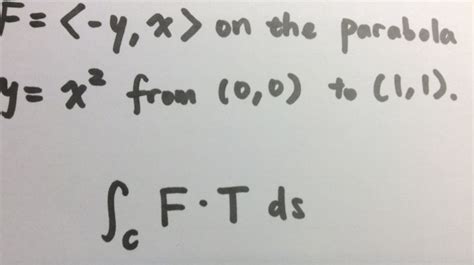 Line Integrals of Vector Fields Examples 的图像结果