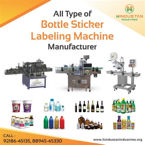 Label Applicator Machine For Bottles, Jars, Vials, Ampoules