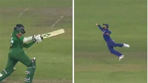 [Watch] Virat Kohli's one-handed stunner sends Shakib Al Hasan packing ...