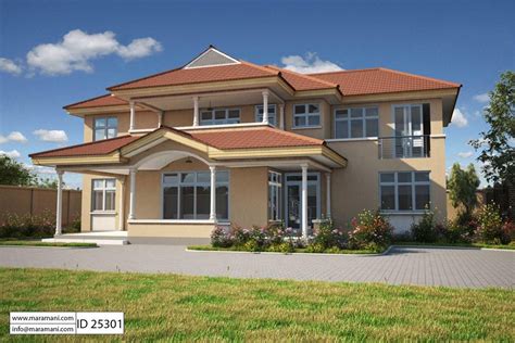 5 Bedroom House Plan - ID 25301 | Bedroom house plans, 5 bedroom house ...