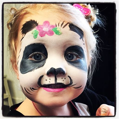 Panda Face Paint at Hamish Shah blog