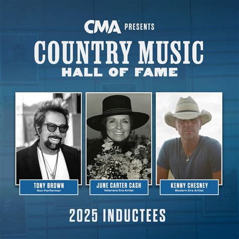Country Music Hall of Fame Announces 2025 Inductees