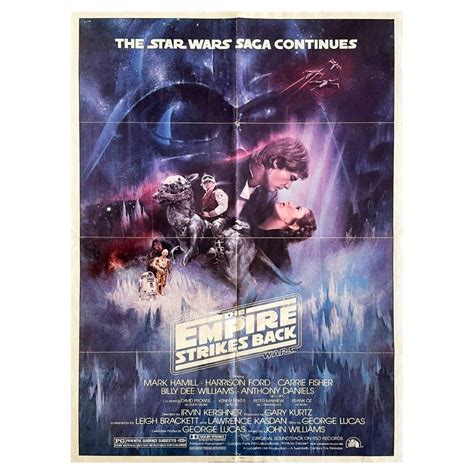 1980 Star Wars The Empire Strikes Back Original Vintage Poster For Sale ...