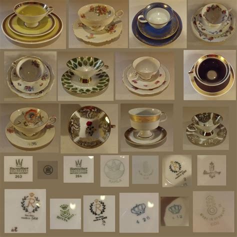 Porzellan China Lichte Winterling Beyer Bock Schmiedefeld Bareuther GDR ...