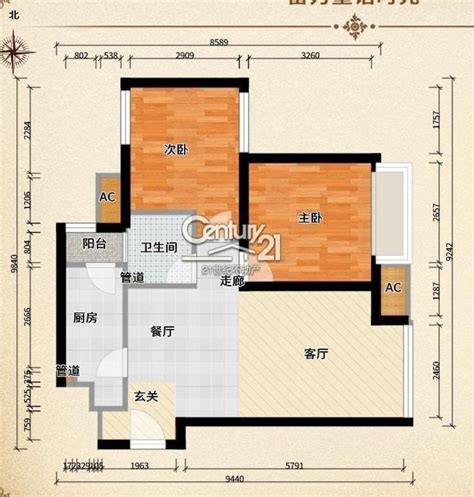美式二居室74平米6.4万-富力又一城装修案例-天津房天下家居装修网