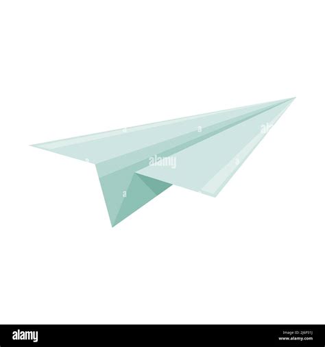 Paper Airplane Vector Top View