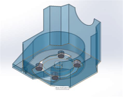 SolidWorks Part Transparancy 的图像结果