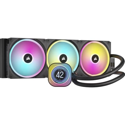 CORSAIR iCUE Link H170i LCD 420mm RGB AIO CPU Liquid Cooler - tpstech.in