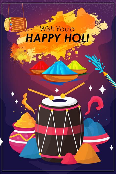 WORD of Creative Holi Poster.docx | WPS Free Templates