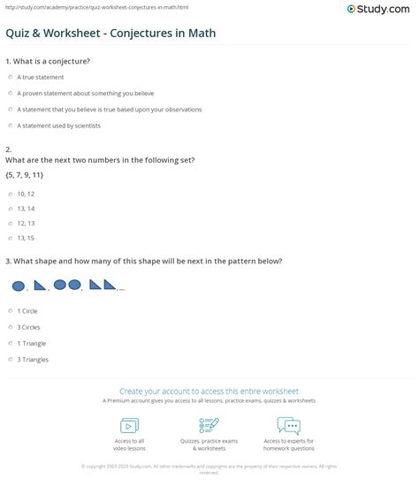 Conjecturing In Mathematics