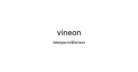 vineon — Teletype