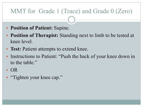 MMT for knee | PPTX