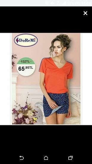 Doremi Şort Etekli Takım Pierre Cardin Pijama / Gecelik %20 İndirimli ...