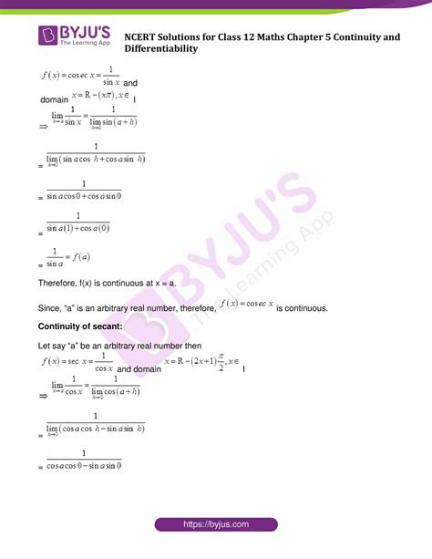 Class 12 Maths Chapter 5 Continuity and Differentiability 的图像结果