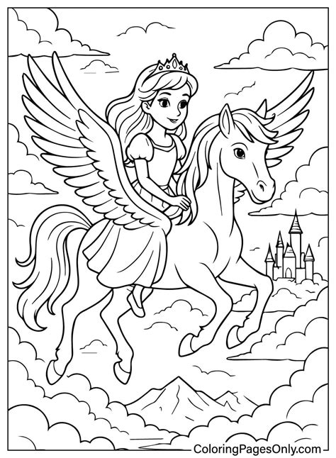 30+ Pegasus Coloring Pages - Free Printable PDF & Online Coloring