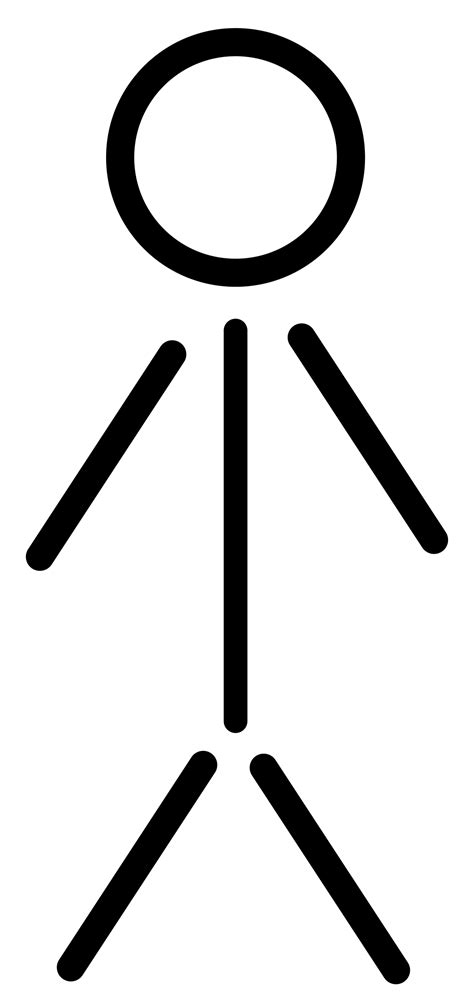 Simple Stick Figure transparent PNG - StickPNG