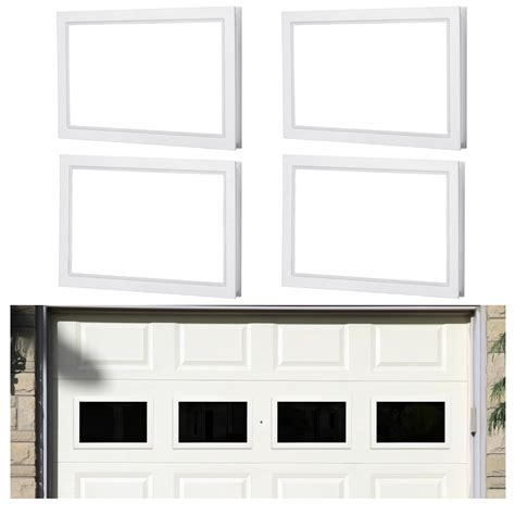 Garage Door Plastic Window Frames WICKER TAN AMARR Garage Door Window