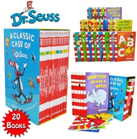 Buy Dr Seuss Classic 20 Books Gift Set Titles include - The Cat in the ...