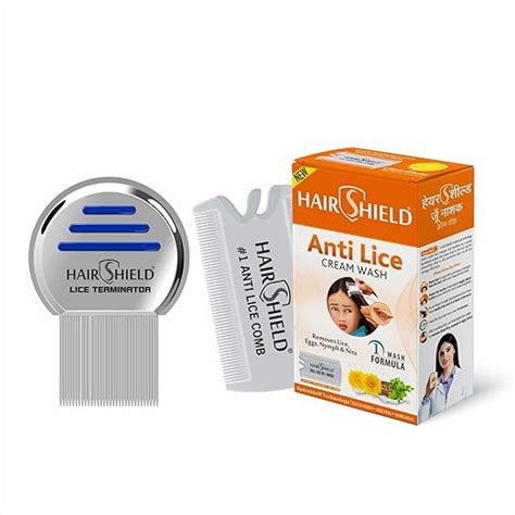 Buy Hairshield Lice Terminator Combo | #1 Anti Lice 1 Wash 30ml ...