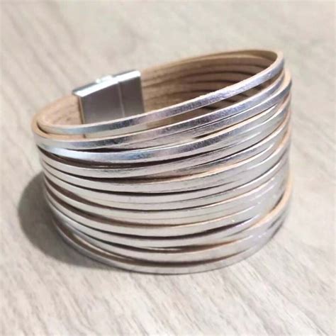 1 Pc Multilayer Women Bracelet Handmade Leather Bracelet For Women ...