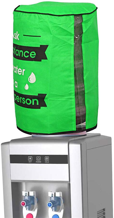 Kuber Industries Rexine Water Dispenser Bottle Cover with Water Level ...