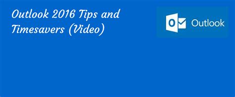 Free Outlook 2016 Tutorial 的图像结果