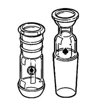 Ace Reducing Adapter female joint: ST/NS 29/42, male joint: SJ 35/25 ...