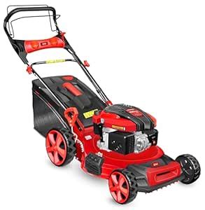 DVI 22 Inch Self Propelled Pro-Series Petrol Lawn Mower with 8-Height ...