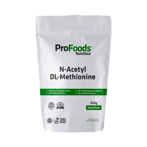 ProFoods N-Acetyl DL-Methionine Powder | 30 Minutes 24/7 Delivery