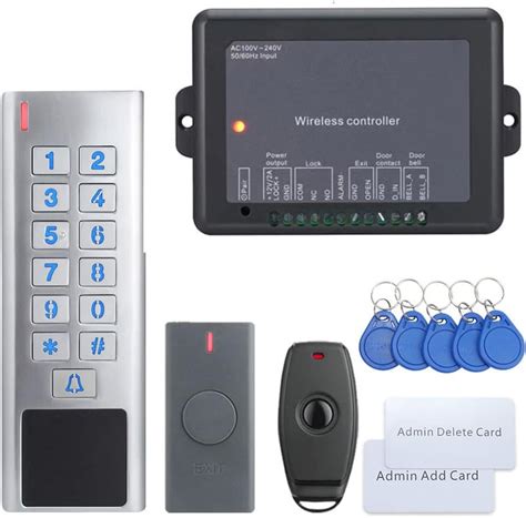 Buy Wireless Access Control System Kit,100-240V Power Supply,125Khz ...