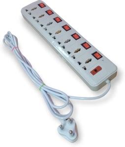 FIIA Surge Protector 7 in 1 Extension Board 7 Socket Extension Boards ...
