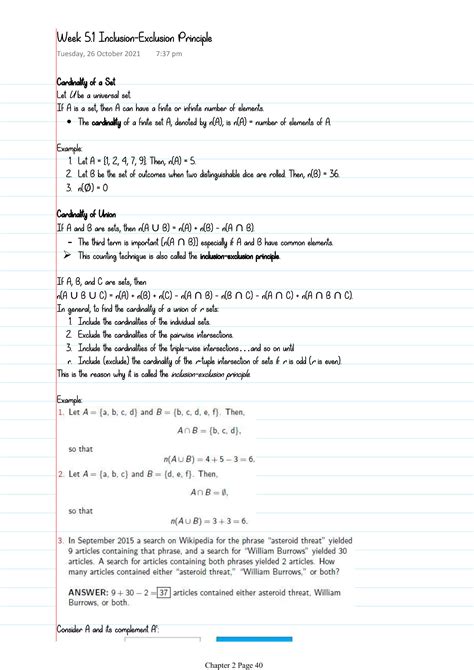 SOLUTION: Inclusion exclusion principle - Studypool