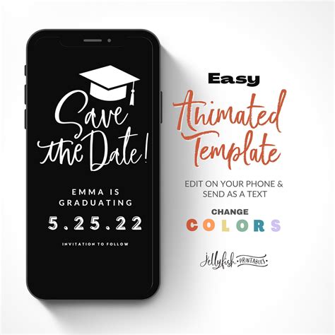 Graduation save the date template for texting save the date text ...