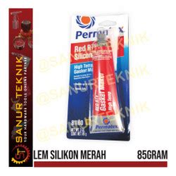 Jual High Temp Red Silicone Sealant / Lem Silikon Merah 81160 85 G ...